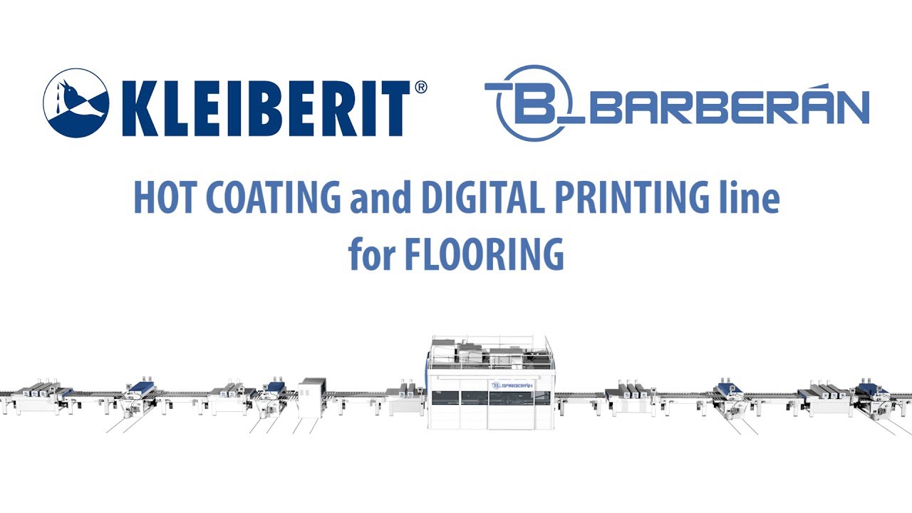 HotCoating and Digital Printing line for flooring