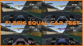 F1 2016 Online Equal Car Test Brazil