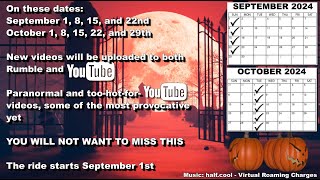 ANNOUNCEMENT: Halloween Series and Rumble Month 2024