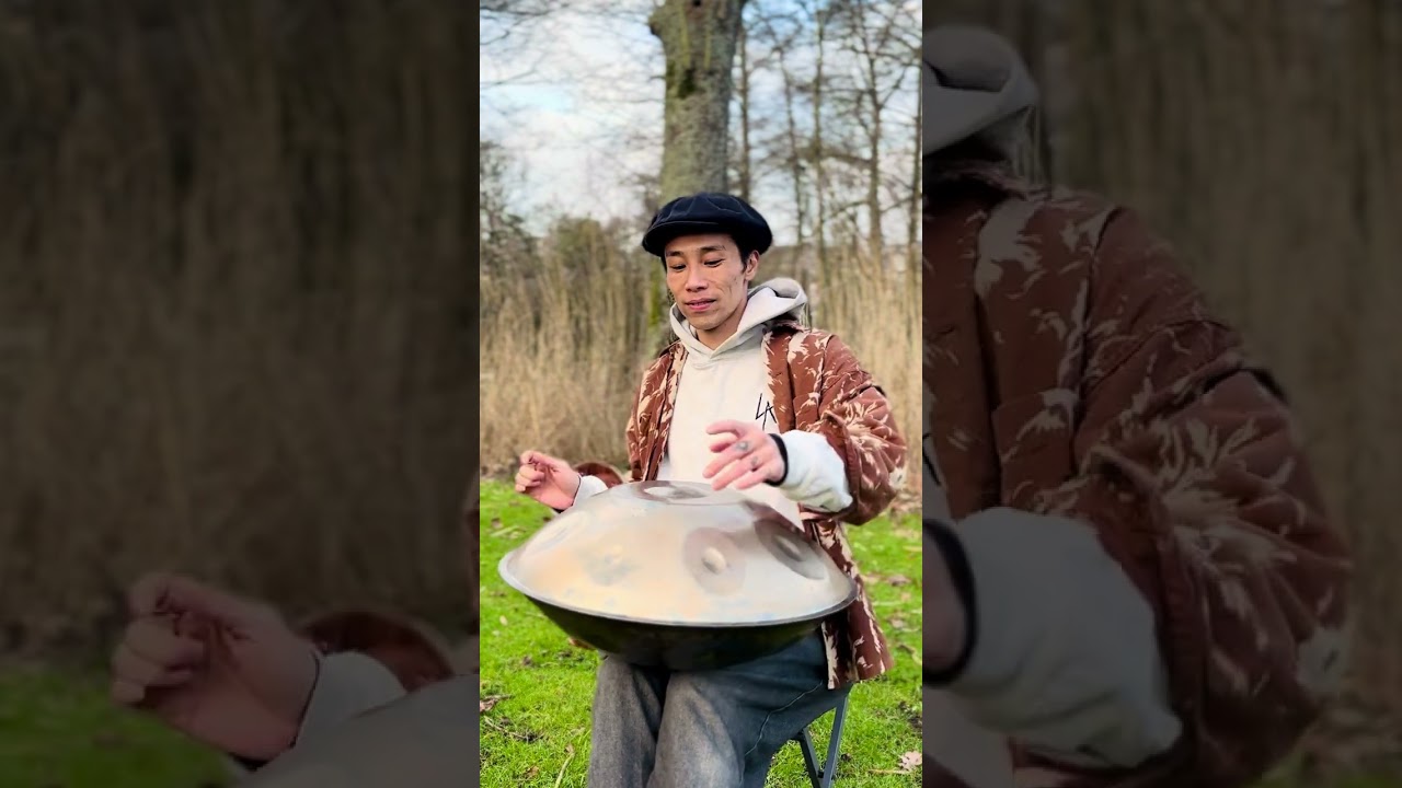 【風や鳥とセッションできる楽器】 #shorts #REOMATSUMOTO #HandPan #ハンドパン #手碟 #癒しの音楽 #浄化音楽