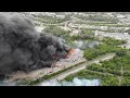 Пожар рядом с заводом ЧЭМК 15 июня 2021 года