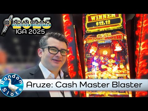 Aruze, Cash Master Blaster Slot Machine Preview, #IGA2025