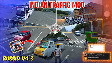 New Indian Traffic Mod V4.0.3 | Bus Simulator Indonesai | Team KBR Indian Traffic Mod In Bussid #mod