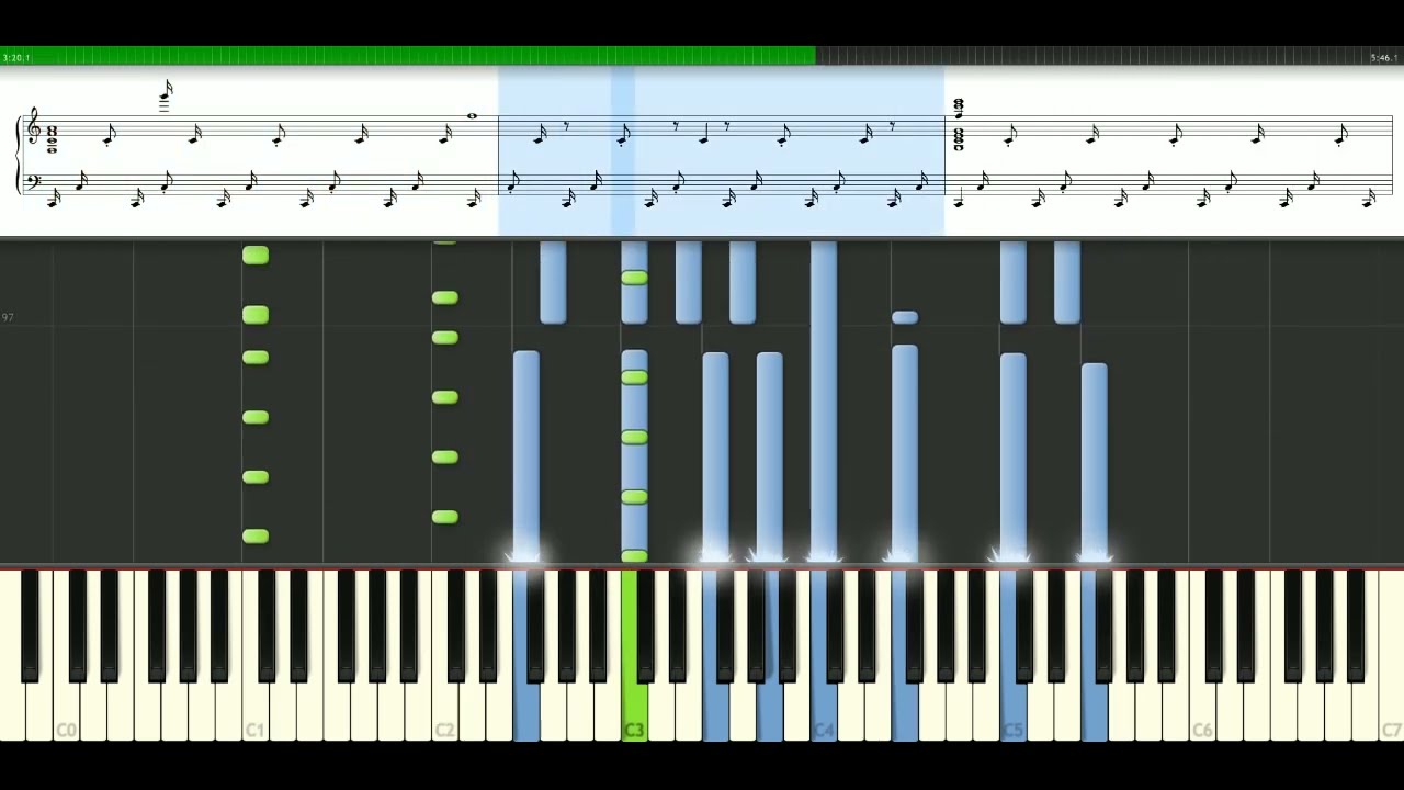 queen radio gaga piano tutorial synthesia youtube