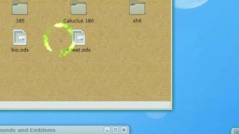 Folder Background & Emblems - Ubuntu Linux 8.04