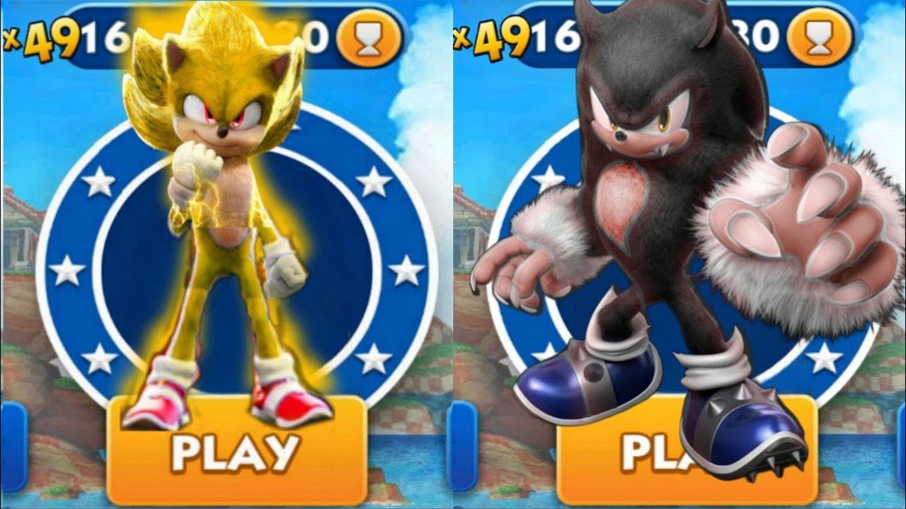 Sonic Dash - Super Sonic VS Werehog Sonic _ Movie Sonic vs All Bosses ...