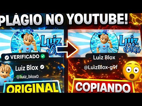 PUTZ!@user-x7m6v Está COPIANDO o @luiz_blox0 no YouTube 😱?
