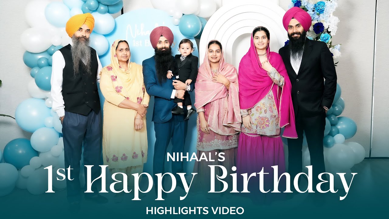 NIHAAL 1st BIRTHDAY || Cinematic Birthday Highlights (4k) || MELBOURNE || 