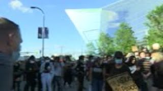 Protesters rally a 4th day after Floyd's death