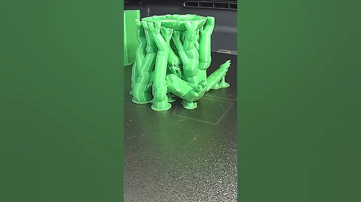 3D Print Timelapse: Grumpy Grinch 💚😠 (Bambu Lab P2S/A1 Combo)