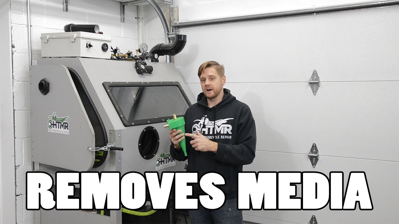 Helix Hydrocyclone to REMOVE media from DIY Vapor Blaster