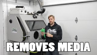 Helix Hydrocyclone to REMOVE media from DIY Vapor Blaster