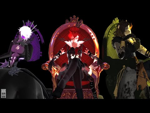 【MMDツイステ】KING【ハーツラビュル寮・サバナクロー寮・オクタヴィネル寮・ディアソムニア寮】