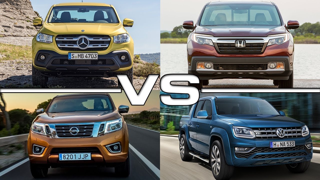 Mercedes X-Class vs Honda Ridgeline vs Nissan Navara vs Volkswagen ...