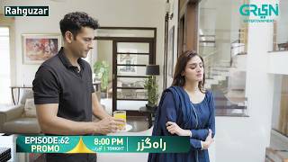 Rahguzar Episode 62 Promo Tonight at 8 00 PM Only on Green TV Entertainment