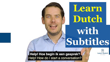 Learn Dutch with Dutch-English Subtitles: [repeat once] How to Start a Conversation? (Part 1)