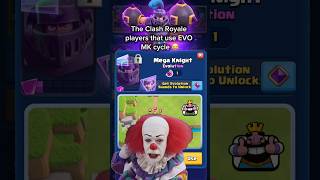 The EVO Mega Knight cycle players 😭 #clashroyalecard #supercellgame #gamingfyp