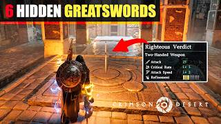 6 Hidden 2-Handed Greatswords & BONUS Legendary Mount | Crimson Desert Guides