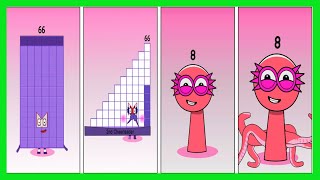 Sprunki OC ALL  Numberblocks | Compilation Incredibox (66vs8) #sprunki #numberblocksquarterband #KT