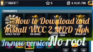 How To Download And Install WCC 2 MOD APK Of Latest Version( Everything Unlocked + Unlimited Coins ) How To Download And Install WCC 2 MOD APK Of Latest Version( Everything Unlocked + Unlimited Coins )