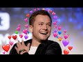 taron egerton being the cutest human for five and a half minutes.