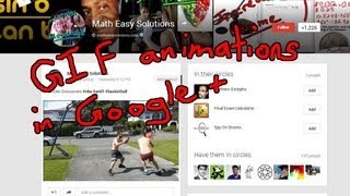 Share GIF Animations with Google Plus