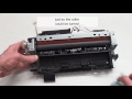 How to clean a printer fuser roller