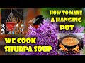 Как сделать подвесной горшок. Варим суп Шурпу | How to make a hanging pot. We cook Shurpa soup