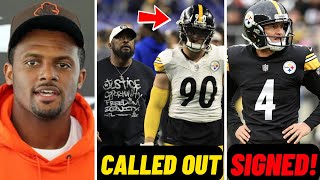 Deshaun Watson CALLS OUT the Pittsburgh Steelers for Being BLAND + SIGN Matthew Wright AGAIN! (News)