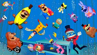 💦 UNDERWATER SPARTAN KICKING 3D SANIC CLONES MEMES DIGITAL CIRCUS NEW CHOLERA FREDDY FAZBEAR IN GMOD