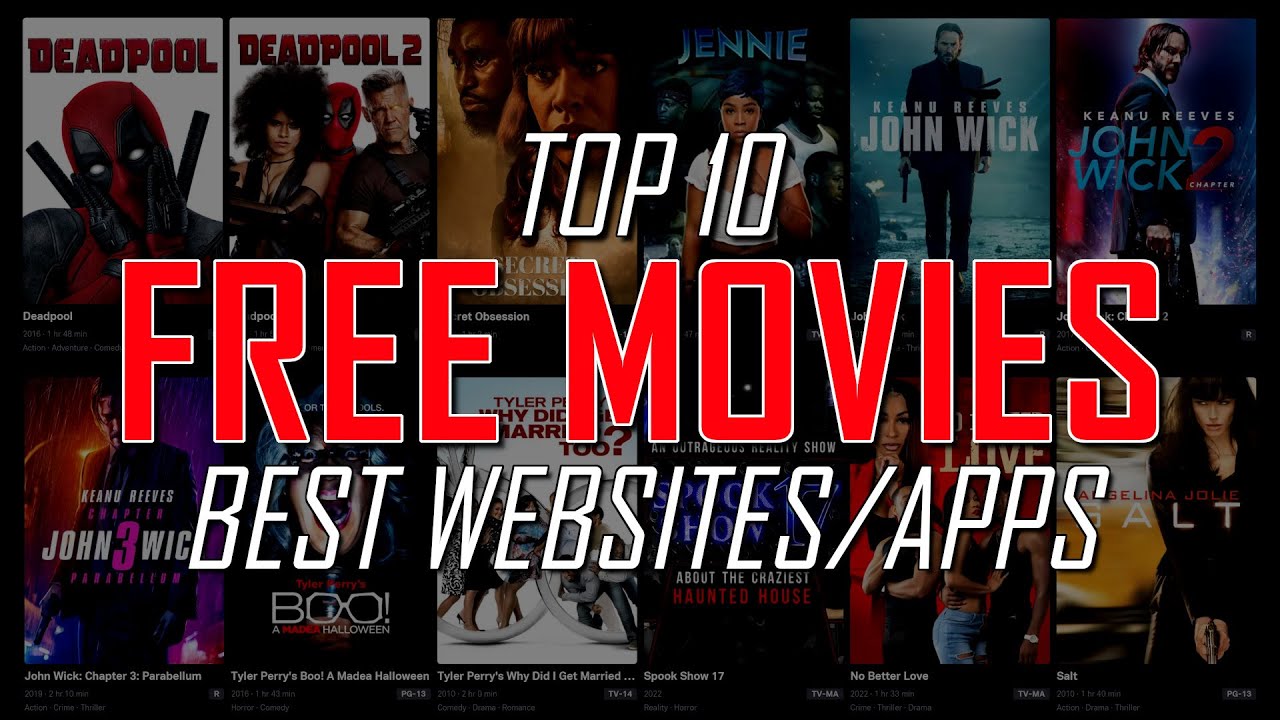 Top 10 Best FREE MOVIE WEBSITES to Watch Online! 2023