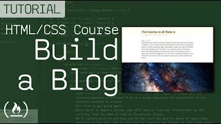 HTMLCSS Tutorial - Build a Beautiful Blog