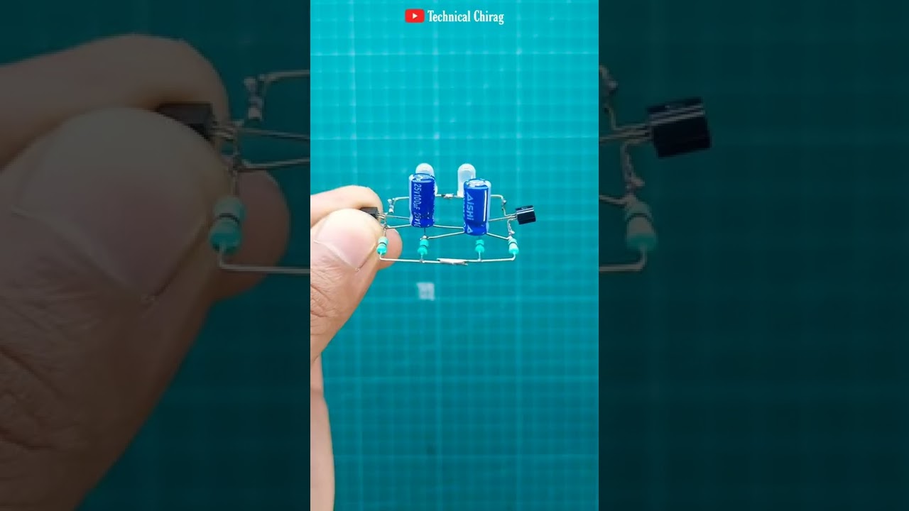Flip Flop Circuit| Blinking LED Circuit| LED Projects| Flip Flop Using Transistor| Flip Flop BC547|
