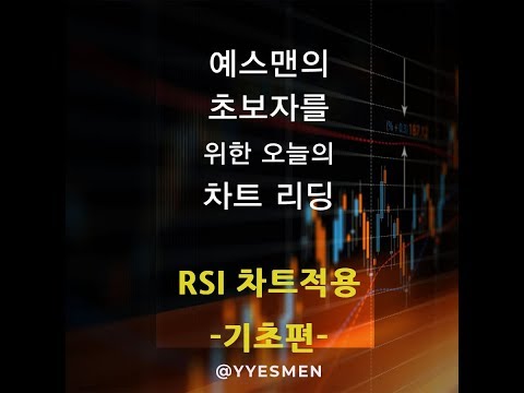   예스맨 쏙쏙 강의 코인 RSI 차트적용 기초편 비트코인 가상화폐 암호화폐 차트강의