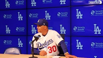 Dodgers postgame: Dave Roberts talks Trea Turner, Cody Bellinger, Andrew Heaney & Hanser Alberto