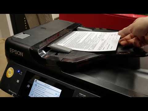 Epson WF-7720 сканирование с автоподатчиком документов 5шт