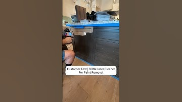 HANTENCNC 300W Pulsed Laser Cleaning Machine: The Solution for Wood Paint Stripping