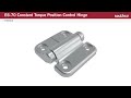 Southco e670 constant torque position control hinge