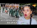 DESFILE de la LEGIÓN ESPAÑOLA - REACCIONANDO POR PRIMERA VEZ | Fiesta Nacional España