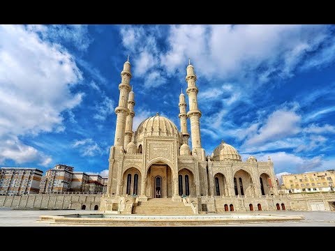 Bakida ən böyuk Heydər Əliyev Camisi - Heydar Aliyev Mosque - 9-çu Mikrorayon | Azerbaycan - VLOG-11