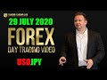 Forex Day Trading Idea - 29 July 2020 - USDJPY 👇👇👇 -  By Vladimir Ribakov