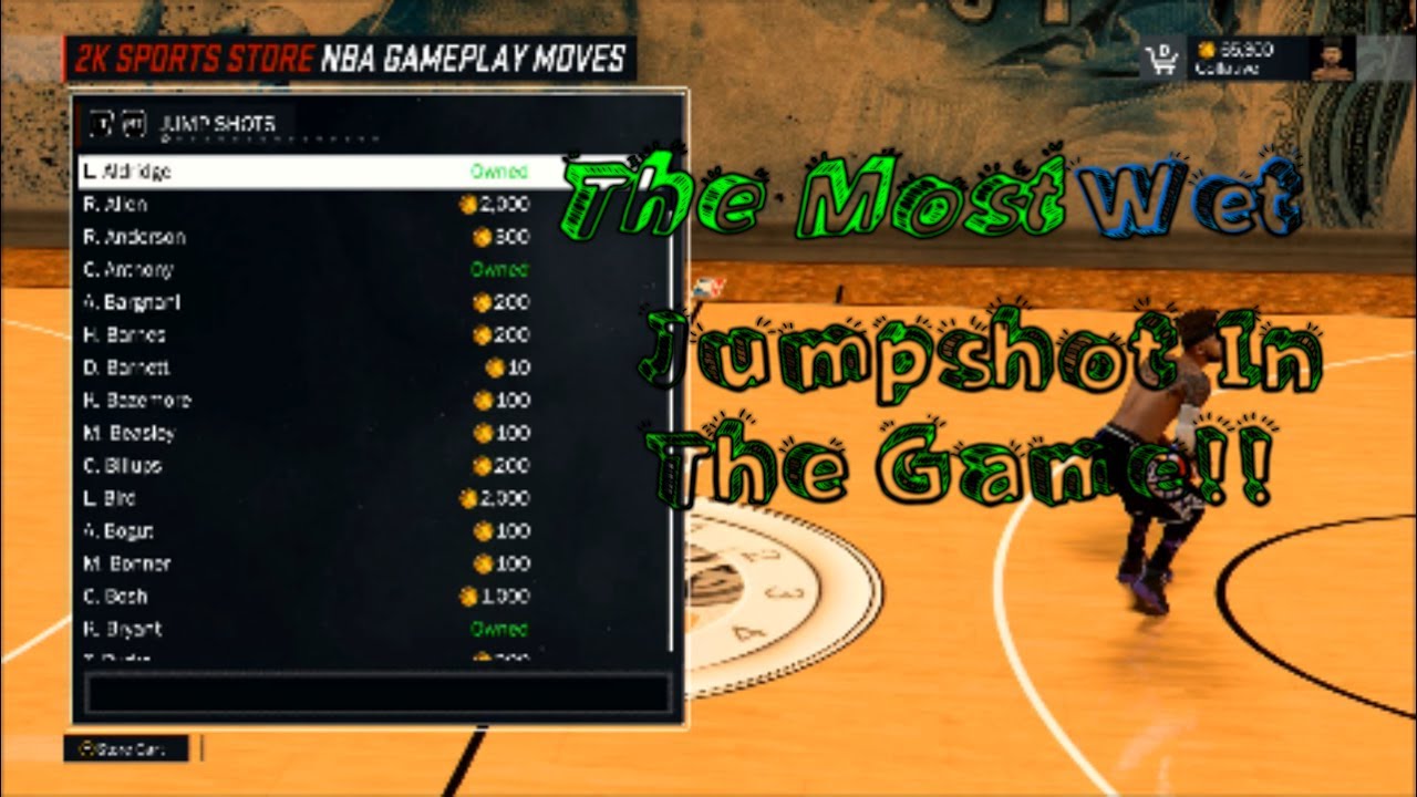 THE MOST WET JUMPSHOT IN THE GAME!!!