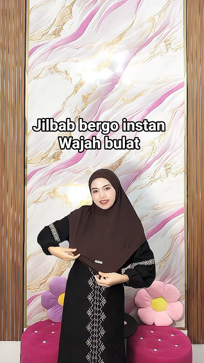 Recommendations for instant bergo hijab for round faces