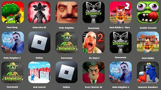 Dark Riddle 2 - Mars,Roblox,Zoonomaly,Hello Neighbor 2,Imposter Smashers,Scary Teacher 3D,Food Gang