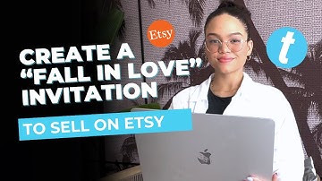 How to create  a “Fall in Love” wedding invitation | Templett