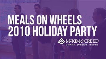 McKim & Creed at Meals on Wheels Holiday Party