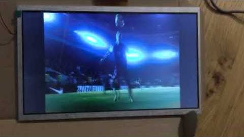 Stm32f4 displaying 800x600 video clip