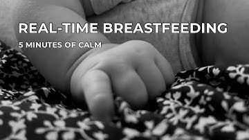 Real Nursing Session | Baby Breastfeeds to Sleep (World Breastfeeding Week)