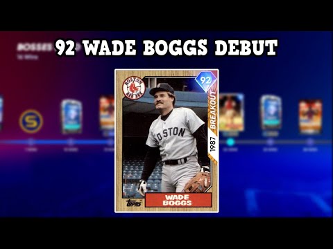 92 WADE BOGGS DEBUT | MLB THE SHOW 22