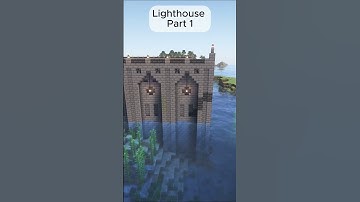 Lighthouse (Part 1) #minecraft #minecraftarchitecture #minecraftbuilding